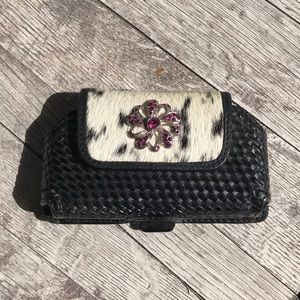 Cowhide Cell Phone Holder
